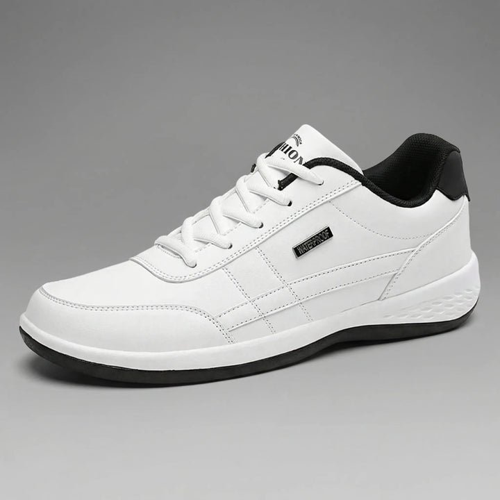 Trekavio - Low-Top Lace-Up Leather Sneaker