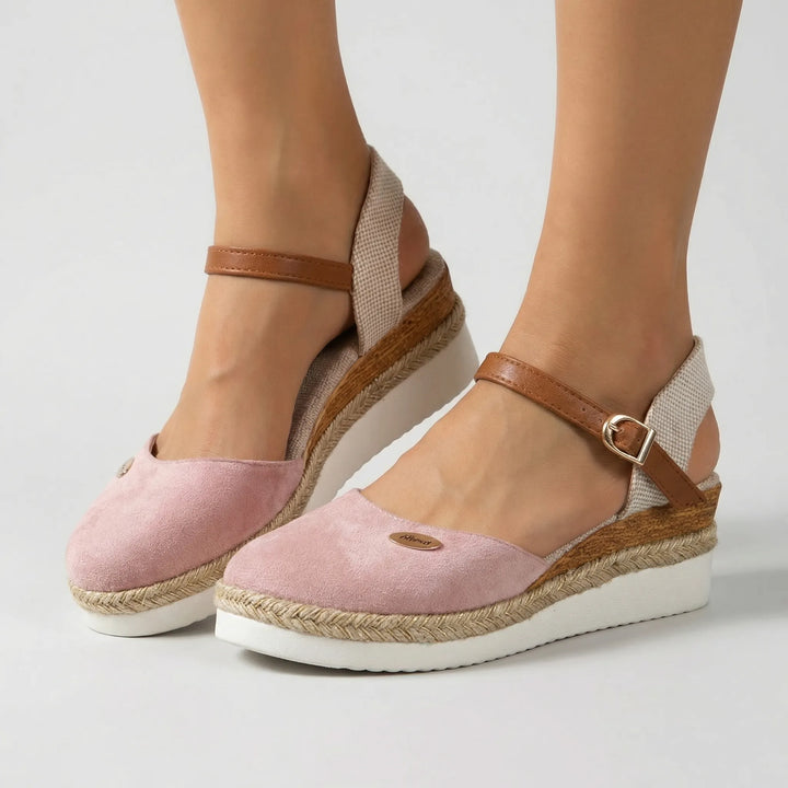 Treksia - Orthopedic Wedge Sandal With Ankle Strap