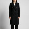 Double-Breasted Mid-Length Women's Coat