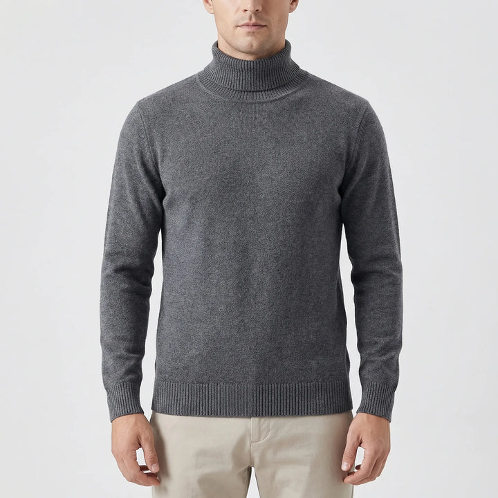 Turtovex - Men's Slim-Fit Turtleneck Sweater