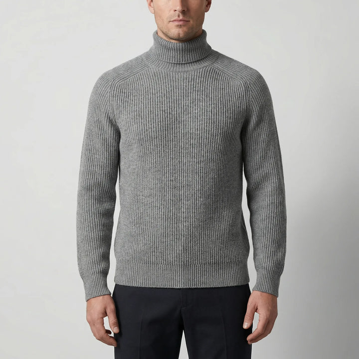 Turtwick - Classic Turtleneck Fine Knit Sweater