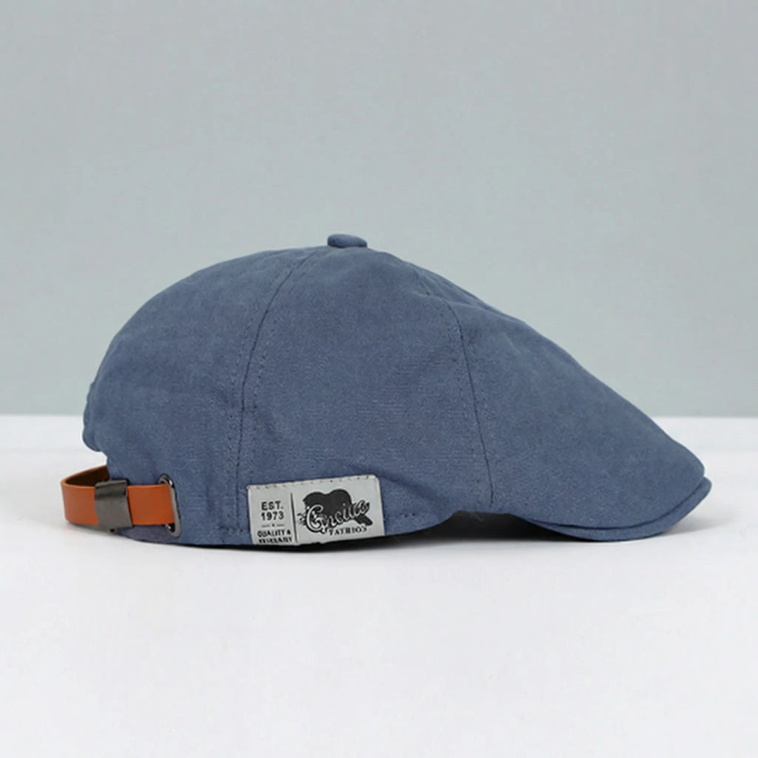 Vantrel - Classic Flat Cap With Adjustable Strap