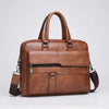 Structured Zip-Closure Shoulder Bag