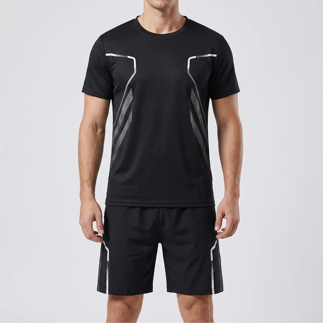 Veltrix - Two-Piece Short Sleeve Athletic Set