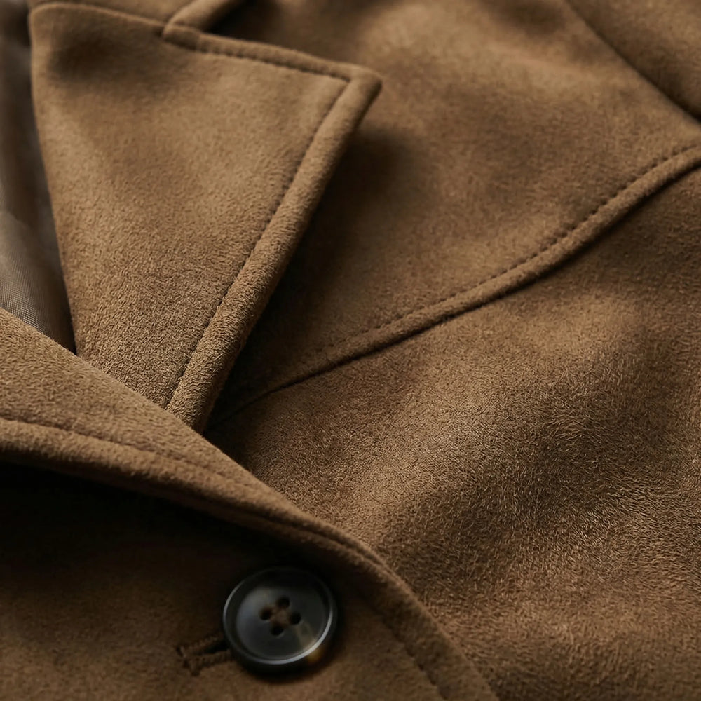 Veluxe - Oversized Wide-Lapel Trench Coat