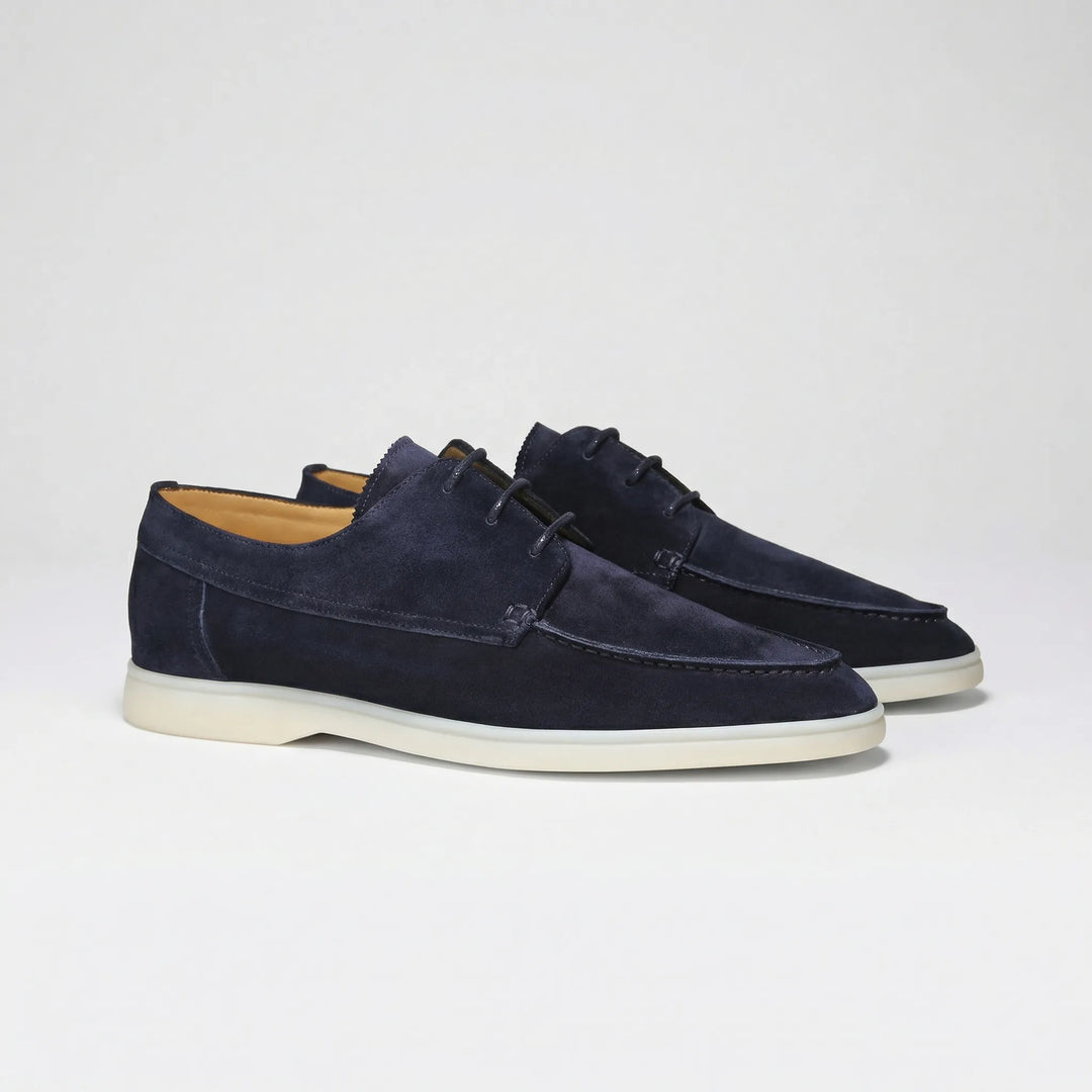 Velvano - Lace-Up Suede Loafer For Men