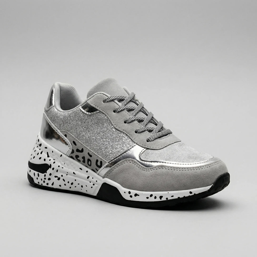 Velvrix - Lace-Up Printed Women's Sneaker