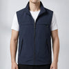 Sleeveless Zip-Front Outdoor Vest for Men