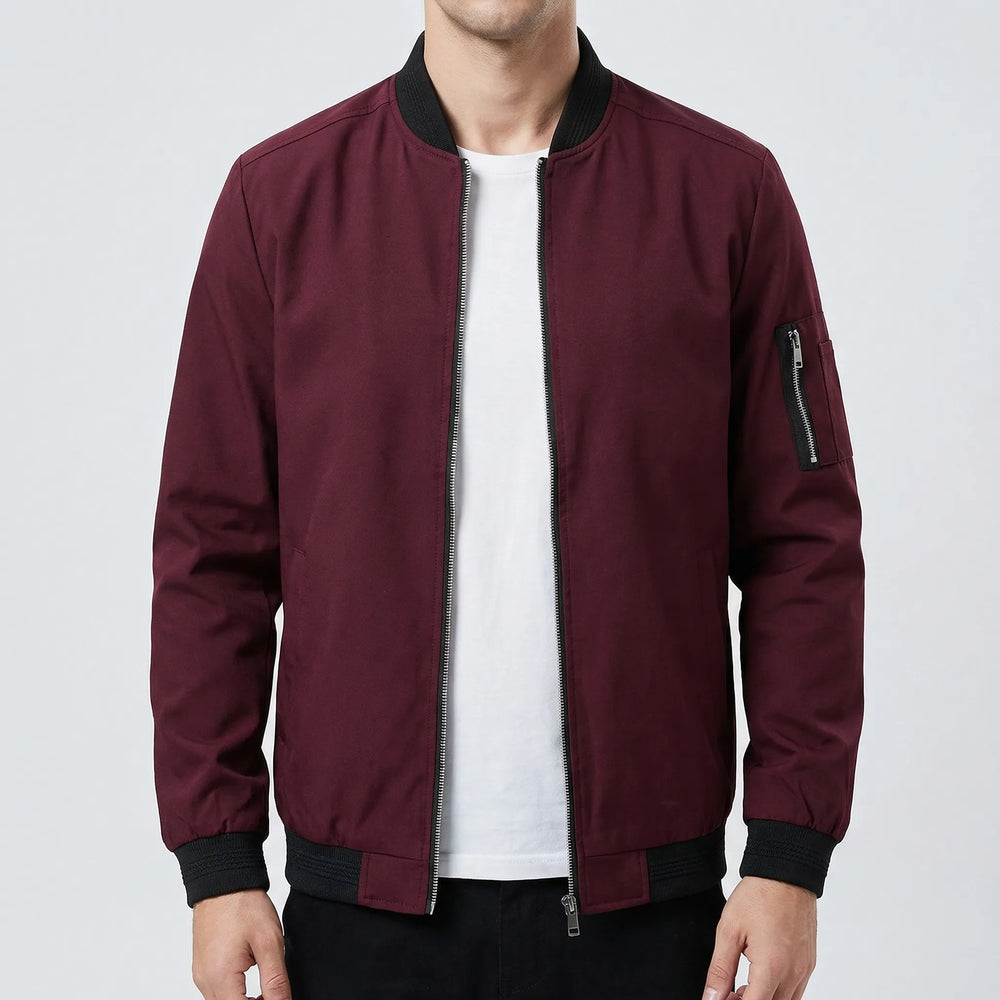 Verdano - Slim Bomber Jacket For Men