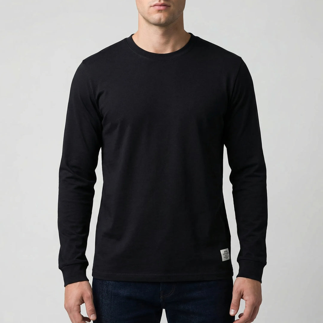 Vestalo - Long-Sleeve Crew Neck Men's Shirt