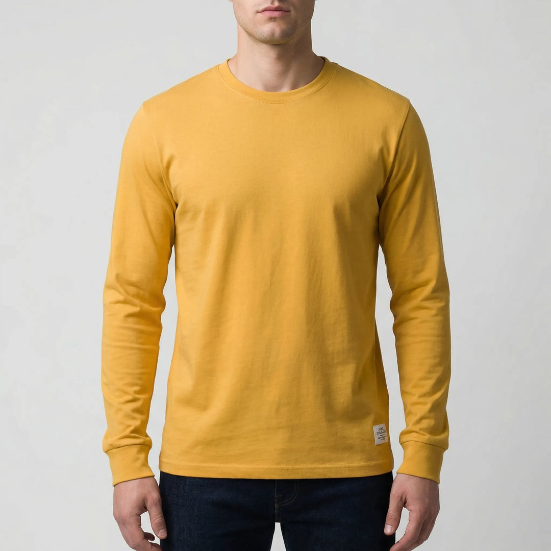 Vestalo - Long-Sleeve Crew Neck Men's Shirt