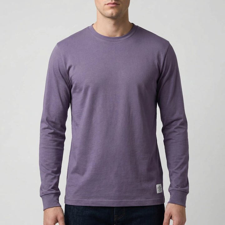 Vestalo - Long-Sleeve Crew Neck Men's Shirt