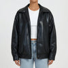 Oversized Zip-Up Bomber Jacket for Women