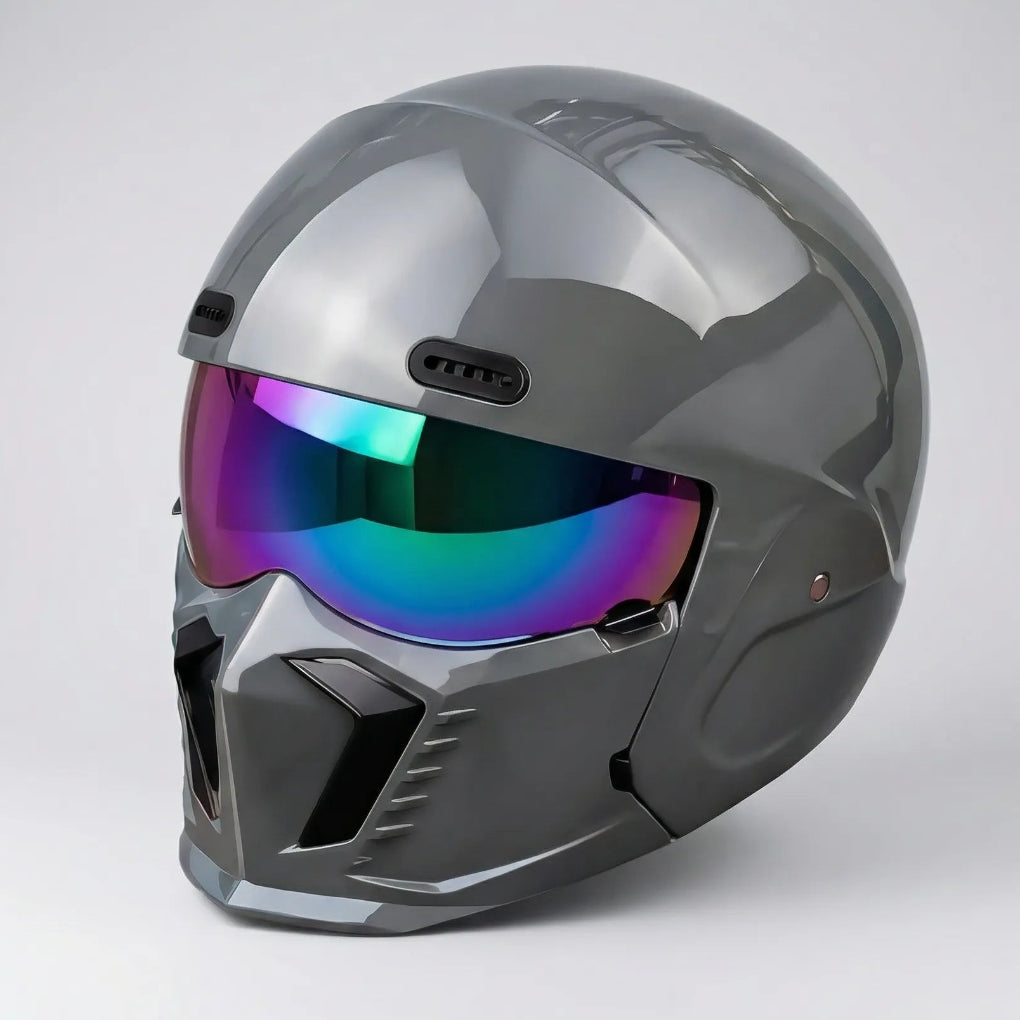 Vexorn - Full-Face Retro Pilot Motorcycle Helmet