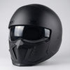 Full-Face Retro Pilot Motorcycle Helmet