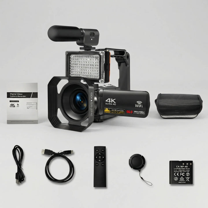 Vixlora - 4K Ultra HD Handheld Camcorder