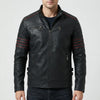Tailored Biker-Style Zip-Up Jacket