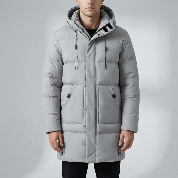 Vordex - Long Hooded Puffer Parka For Men