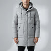 Long Hooded Puffer Jacket For Men