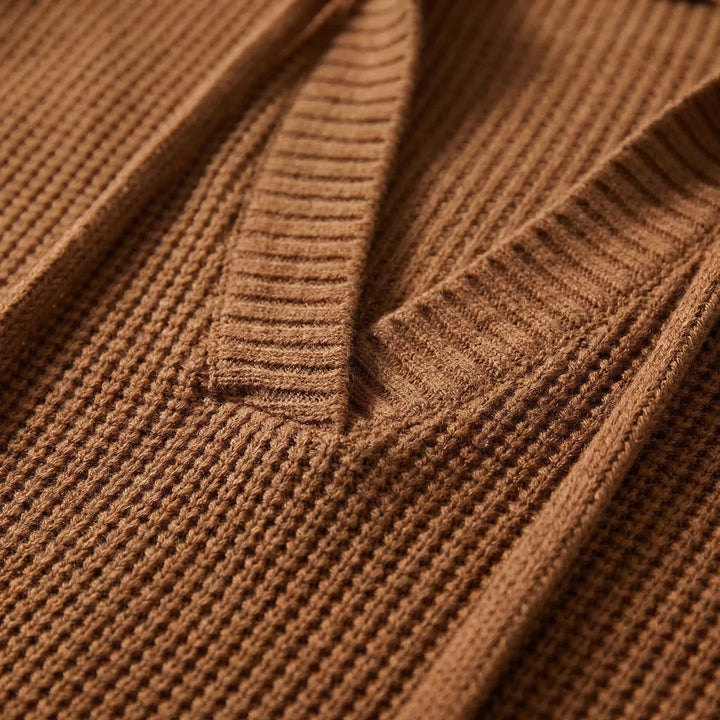 Vreluxe - Oversized V-Neck Hoodie Sweater