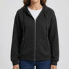 Full-Zip Waffle-Knit Hooded Jacket for women