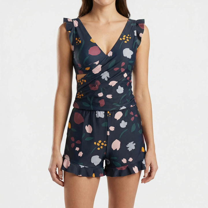 Waverlyn - One-Piece Swimsuit With Built-In Bra