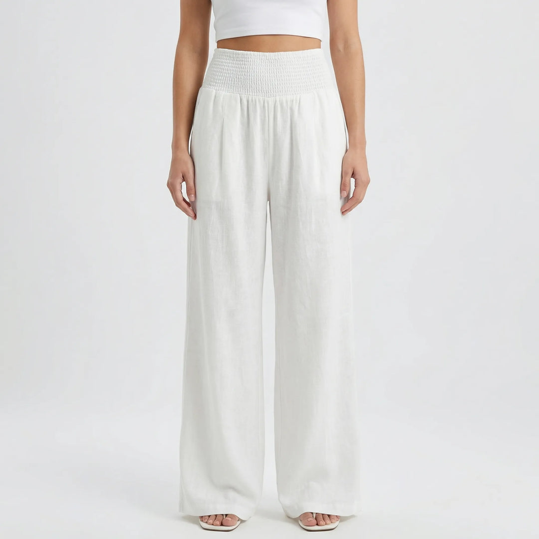 Widevelle - High-Waist Wide-Leg Palazzo Pants