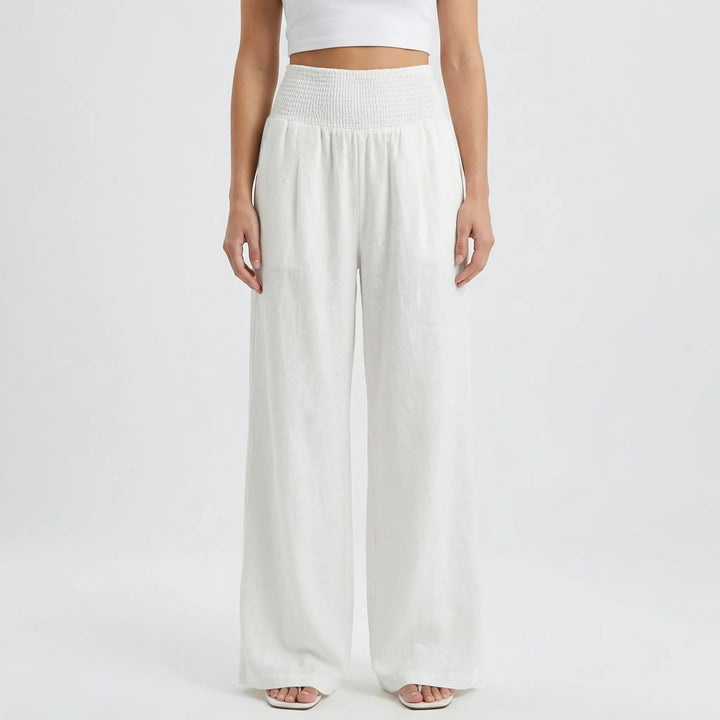 Widevelle - High-Waist Wide-Leg Palazzo Pants