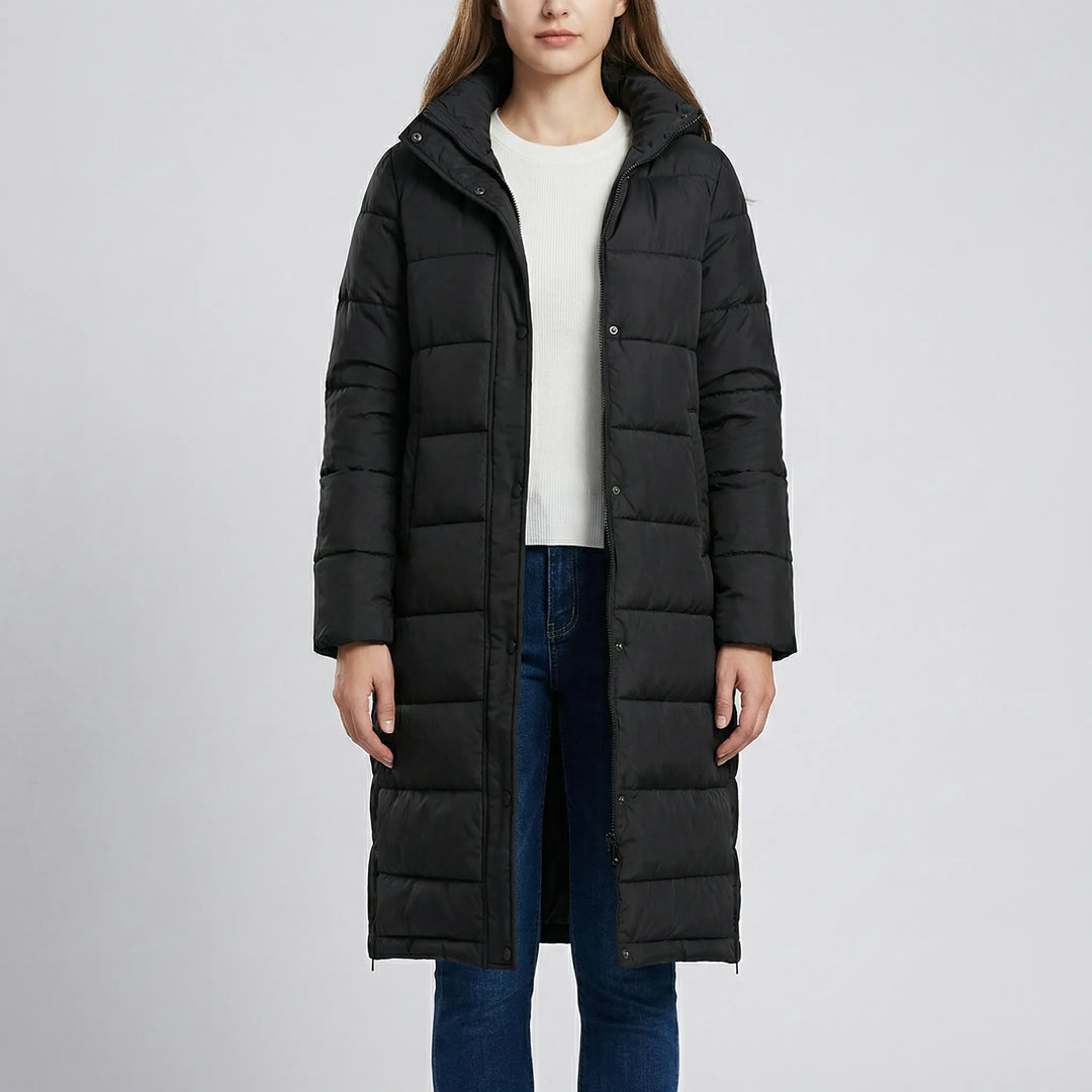 Wintrelux - Quilted Hooded Long Winter Jacket