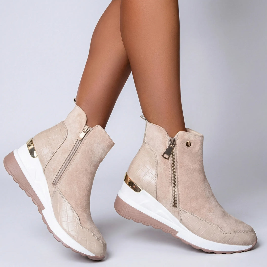 Zanella - Wedge Platform Women's Ankle Boot