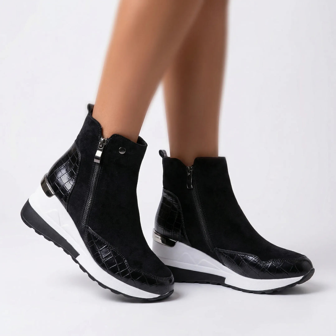 Zanella - Wedge Platform Women's Ankle Boot