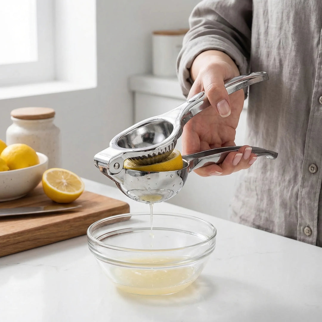 Zestivo - Handheld Citrus Squeezer With Built-In Strainer