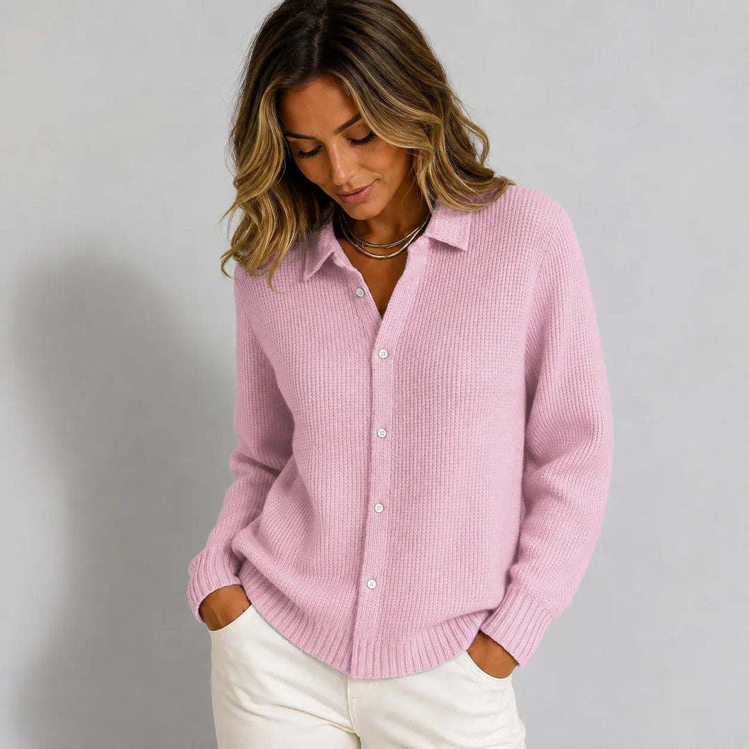 Aneira Women's Ribbed Knit Cardigan