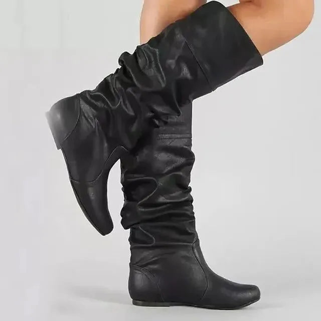 Annalena Women's Ruched Mid-Calf Cowboy Boots