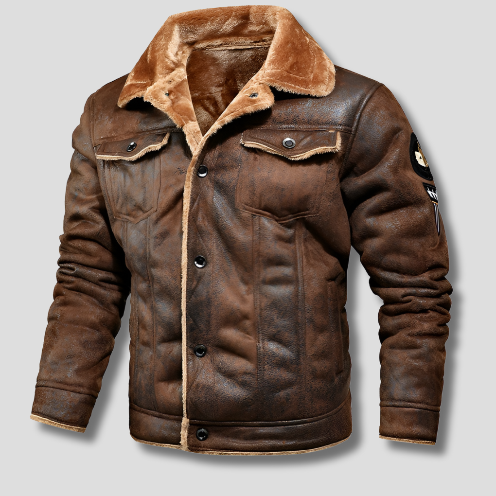 Stylish Warmth - Winter Bomber Jacket for Men