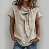 Women’s Casual Front Detail Short Sleeve Top