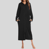 Warm Zip-Up Nightdress with Hood
