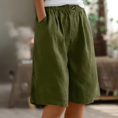 Daenerys Women's Loose Fit Elastic Waist Shorts