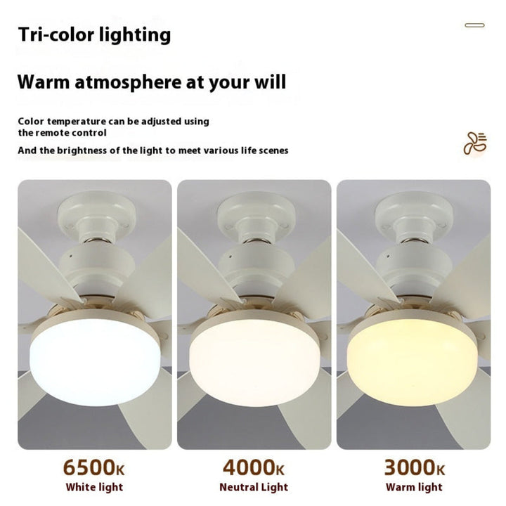 E27 Base LED Ceiling Fan Light With Remote Control