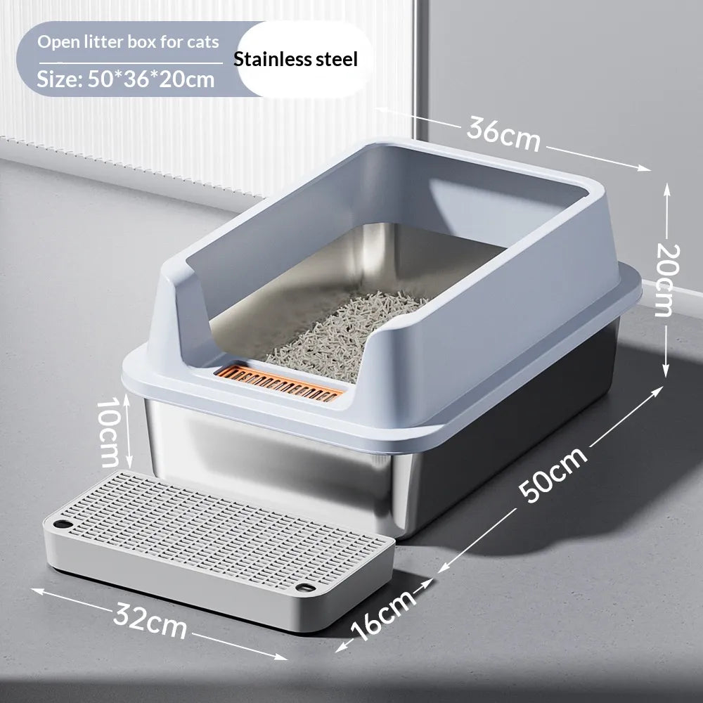 Nest Stainless Steel Cat Litter Box