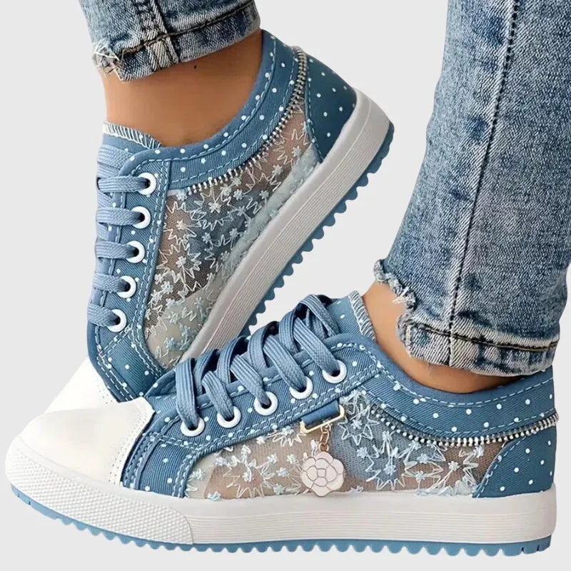 Elena Women's Lace-Up Platform Sneakers
