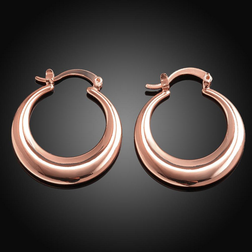 Fashionable Exaggerated Hoop Earrings