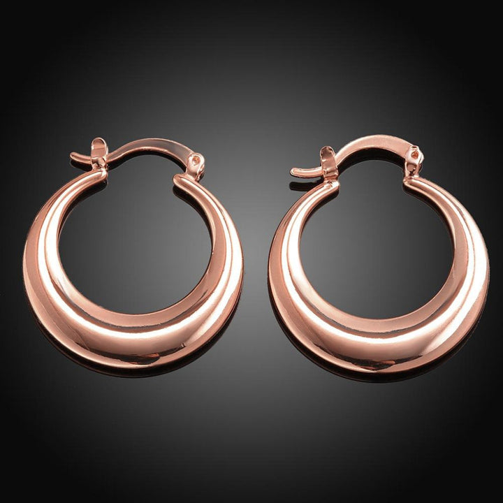 Fashionable Exaggerated Hoop Earrings