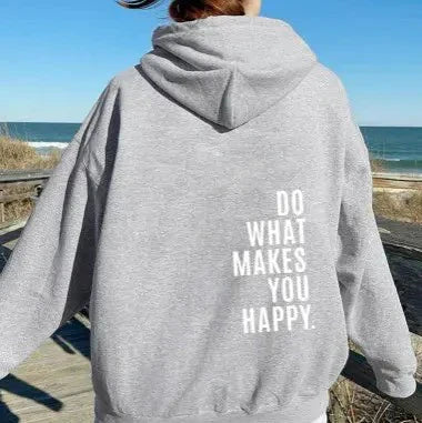 Inspire Hoodie with Motivational Print for Women