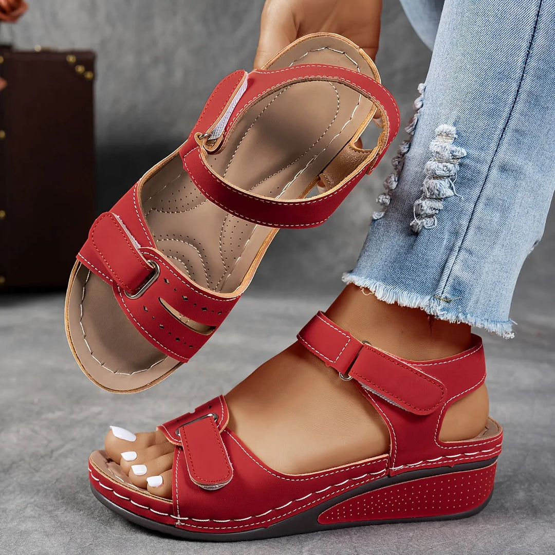 Giorgia Women's Open Toe Platform Wedge Sandals