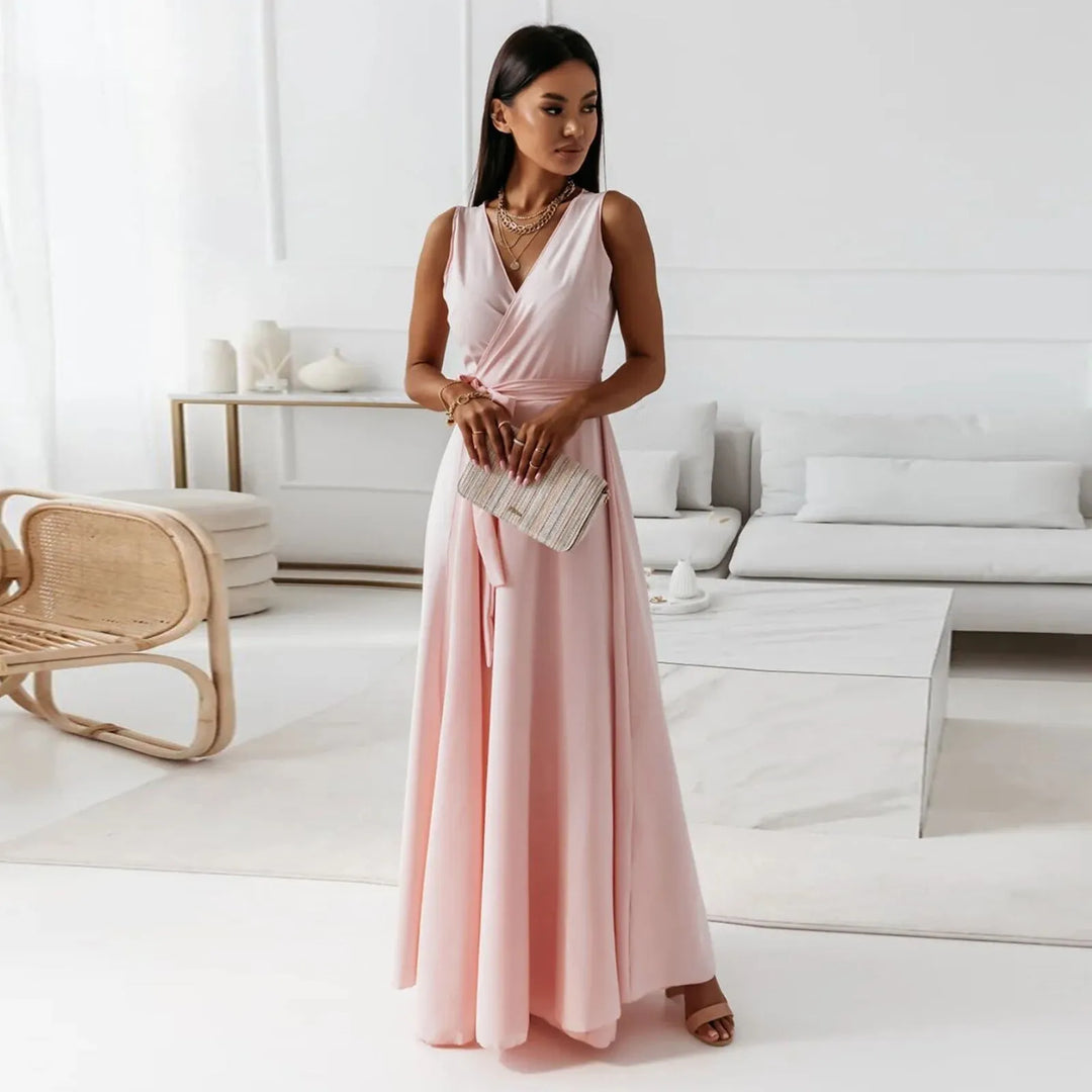 Hailey Women's Wrap V-Neck Maxi Dress