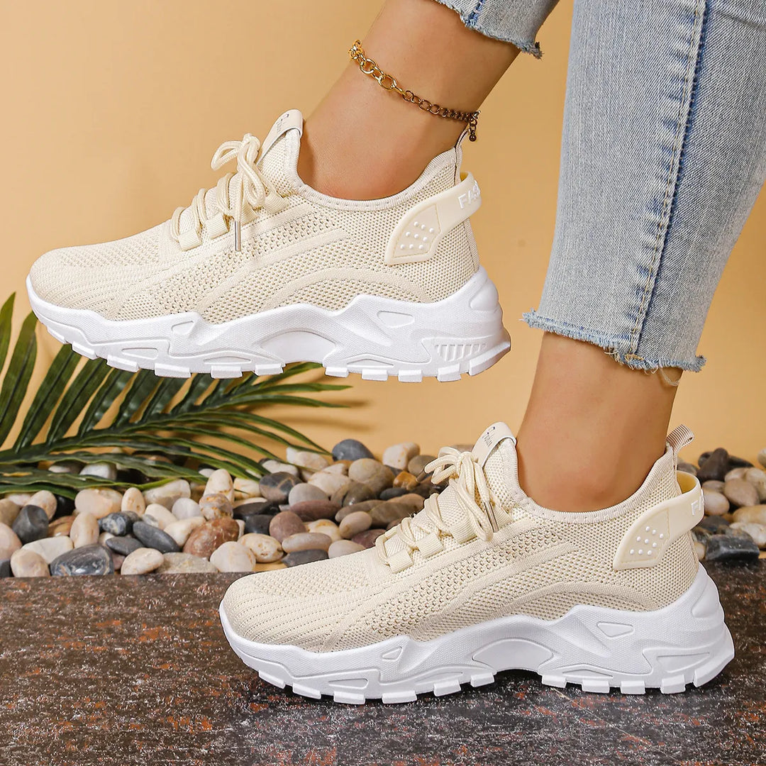 Hermance Women's Chunky Lace-Up Sneakers