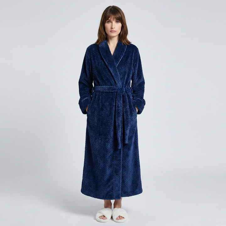 Women’s Plush Hooded Bathrobe