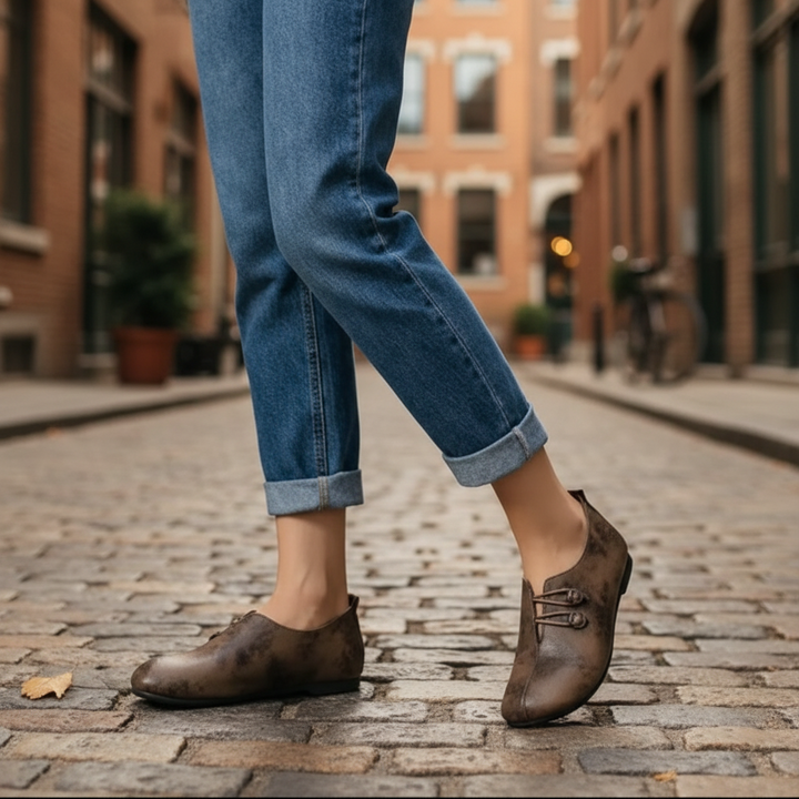 Stepriva - Minimalist Flat Slip-On Shoe For Women