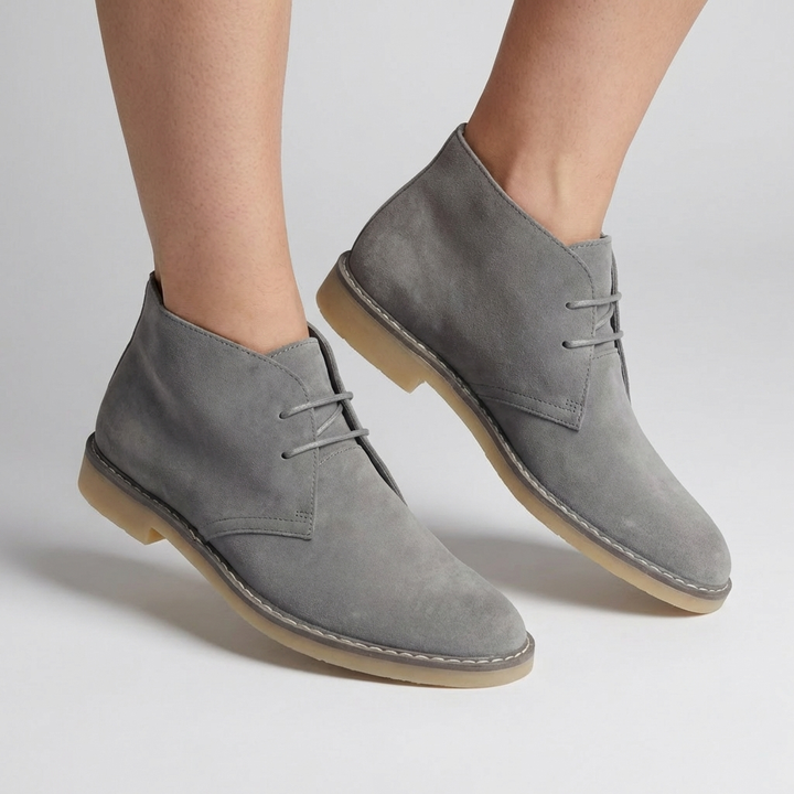 Classic Lace-Up Ankle Boot For Men
